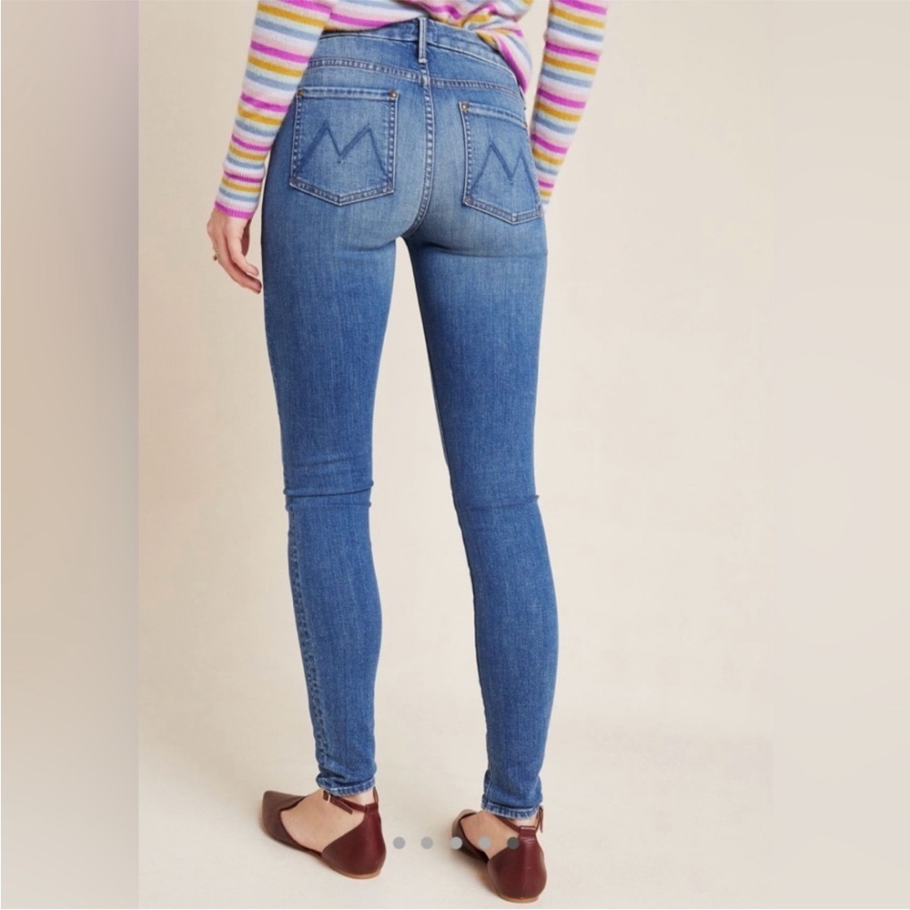 MOTHER The Patch XYZ Looker High Rise Skinny Jeans 30 - Picture 2 of 12